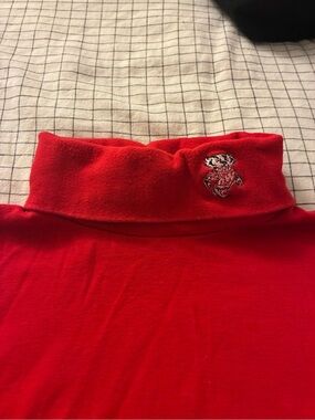 Men's Red Wisconsin Badgers Turtleneck
